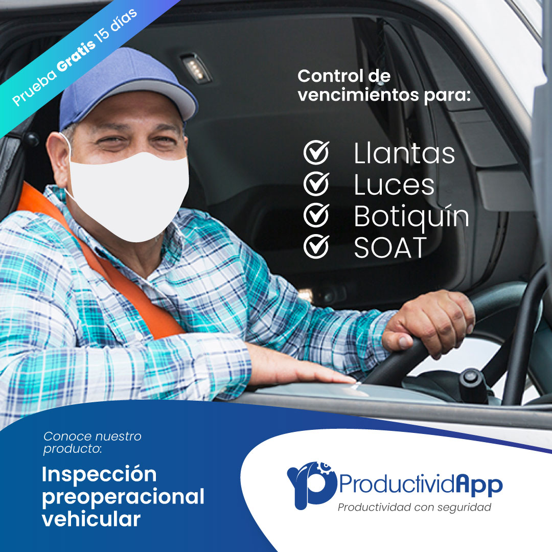 inspección preoperacional vehicular